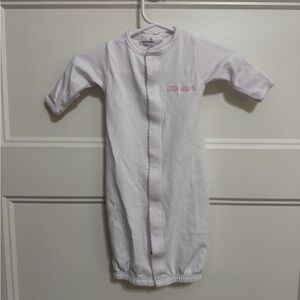 Infant Pink Sleep Sack with Embroidered Detail